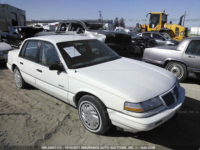 1G2NG54U0MC666960 - 1991 PONTIAC GRAND AM WHITE photo 1