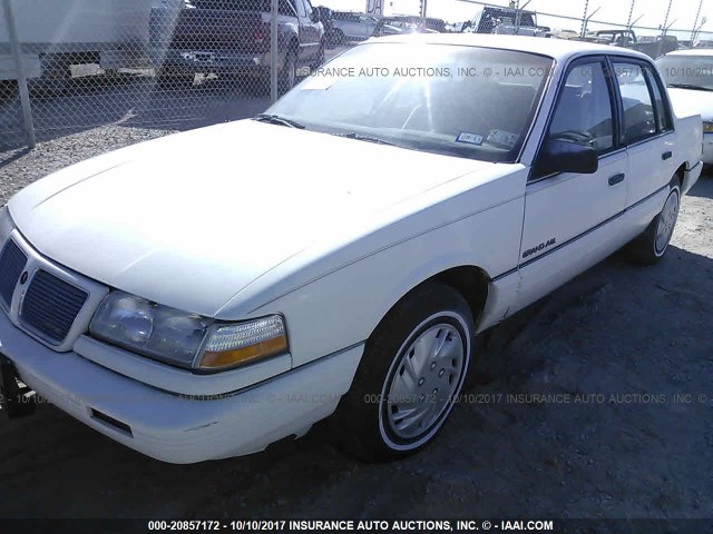 1G2NG54U0MC666960 - 1991 PONTIAC GRAND AM WHITE photo 6