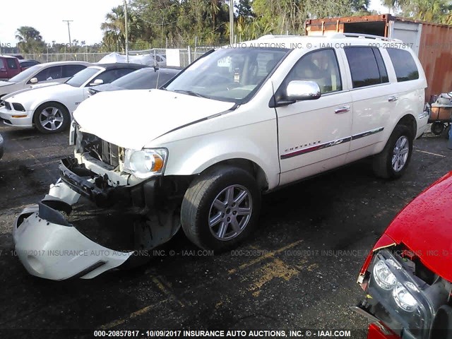 1A8HX58208F156784 - 2008 CHRYSLER ASPEN LIMITED Blanc photo 2