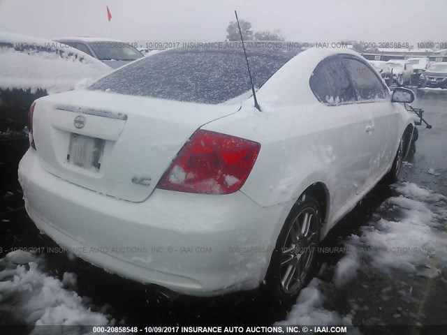 JTKDE177260102218 - 2006 TOYOTA SCION TC 白色 照片 4