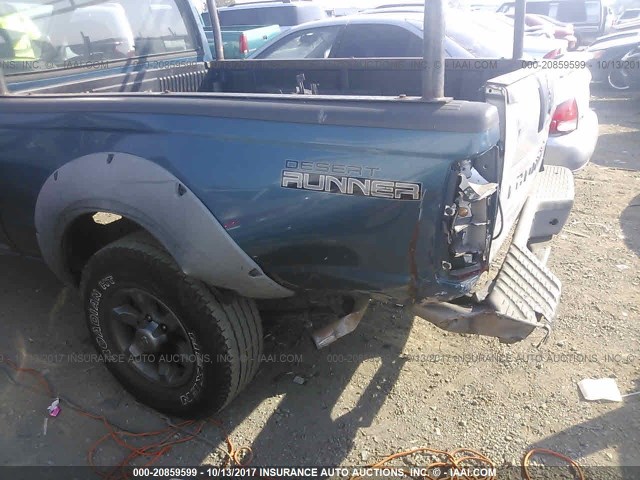 1N6ED26T42C377968 - 2002 NISSAN FRONTIER KING CAB XE/KING CAB SE BLUE photo 6