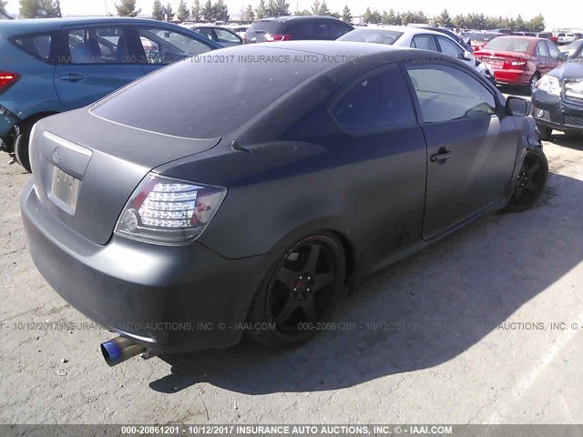 JTKDE177360104382 - 2006 TOYOTA SCION TC 黑色 照片 4