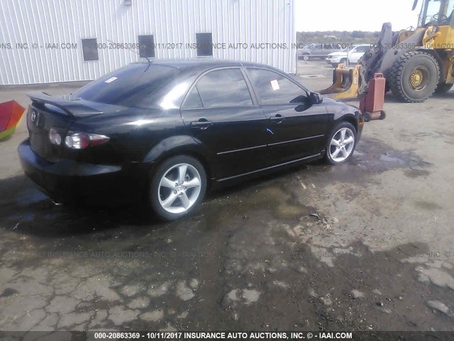 1YVHP80C885M38345 - 2008 MAZDA 6 I BLACK photo 4