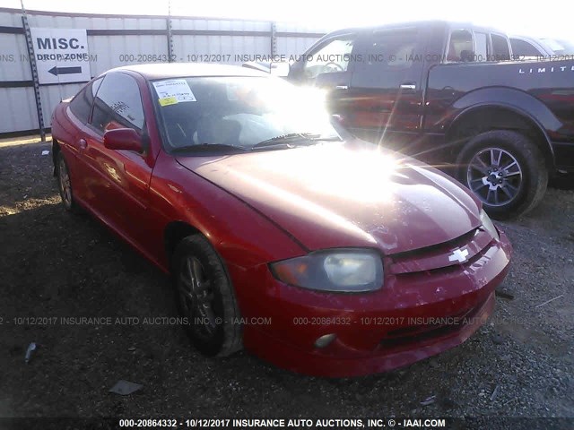 1G1JH12FX37319821 - 2003 CHEVROLET CAVALIER LS SPORT RED photo 1