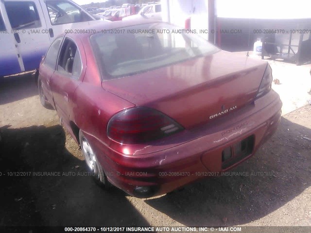 1G2NF52E7YM850601 - 2000 PONTIAC GRAND AM SE1 RED photo 3