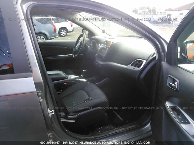 3C4PDDBG1CT331813 - 2012 DODGE JOURNEY SXT GRAY photo 5