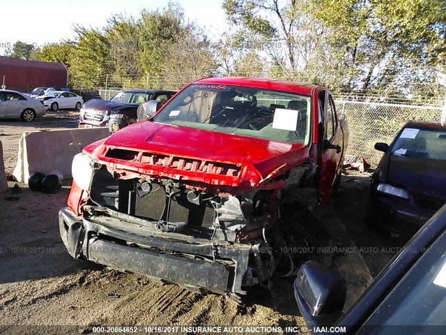 5TFUM5F12FX059876 - 2015 TOYOTA TUNDRA DOUBLE CAB SR/SR5 RED photo 2