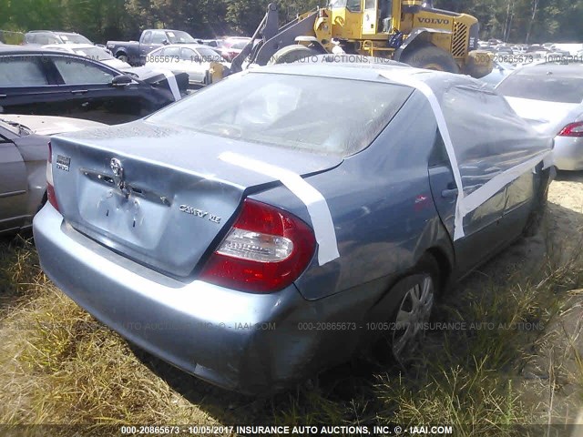 4T1BE30K92U606255 - 2002 TOYOTA CAMRY LE/XLE/SE 蓝色 照片 4