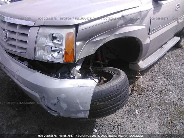 1GYEK63N56R129635 - 2006 CADILLAC ESCALADE LUXURY თაფლისფერი ფოტო 6