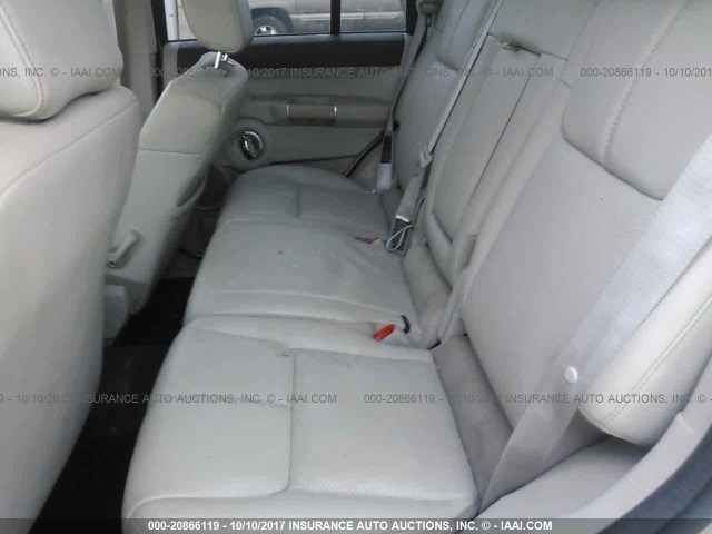 1J8HH58207C530971 - 2007 JEEP COMMANDER LIMITED WHITE photo 8