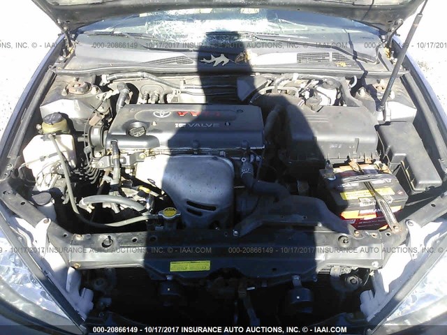 4T1BE30K93U222882 - 2003 TOYOTA CAMRY LE/XLE/SE შავი ფოტო 10