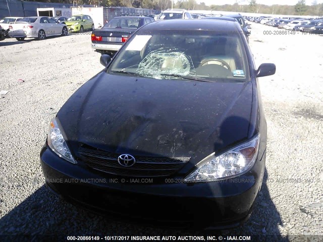 4T1BE30K93U222882 - 2003 TOYOTA CAMRY LE/XLE/SE შავი ფოტო 6