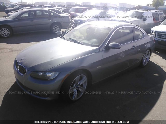 WBAWB73508P039286 - 2008 BMW 335 I GRAY photo 2