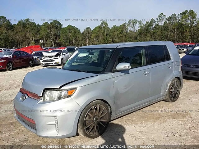 JTLZE4FEXDJ040934 - 2013 TOYOTA SCION XB ვერცხლისფერი ფოტო 2