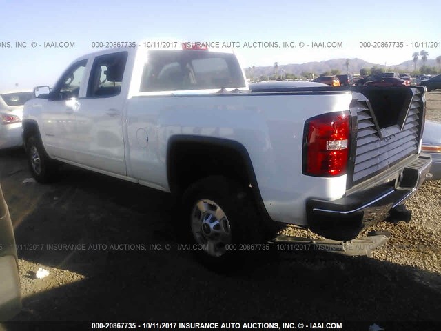 1GT11YEG4FF143769 - 2015 GMC SIERRA C2500 SLE WHITE photo 3