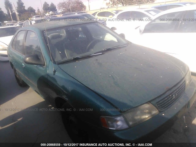 3N1AB41D6VL015803 - 1997 NISSAN SENTRA XE/GXE GREEN photo 1