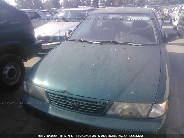 3N1AB41D6VL015803 - 1997 NISSAN SENTRA XE/GXE GREEN photo 6