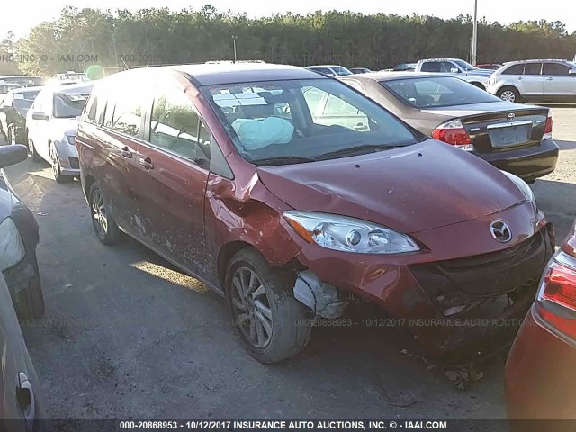 JM1CW2BL3F0184244 - 2015 MAZDA 5 SPORT MAROON photo 1