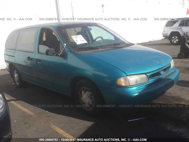 2FMDA5145SBC04657 - 1995 FORD WINDSTAR WAGON TEAL photo 1