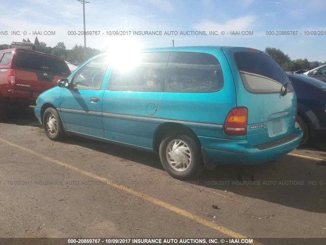 2FMDA5145SBC04657 - 1995 FORD WINDSTAR WAGON TEAL photo 3