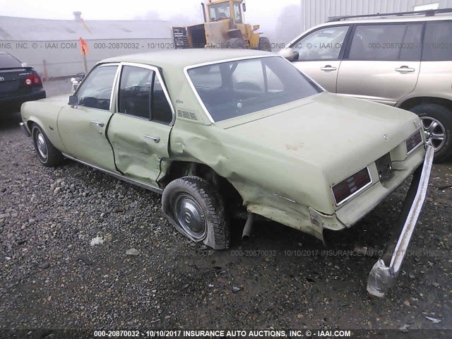 2Z69D5W130489 - 1975 PONTIAC VENTURA GREEN photo 3