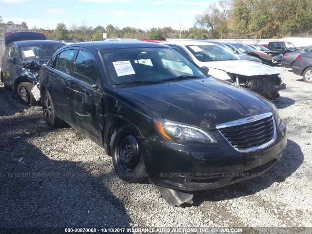 1C3CCBBB1DN539125 - 2013 CHRYSLER 200 TOURING BLACK photo 1