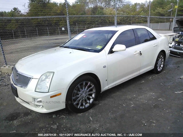 1G6DW677670164985 - 2007 CADILLAC STS WHITE photo 2