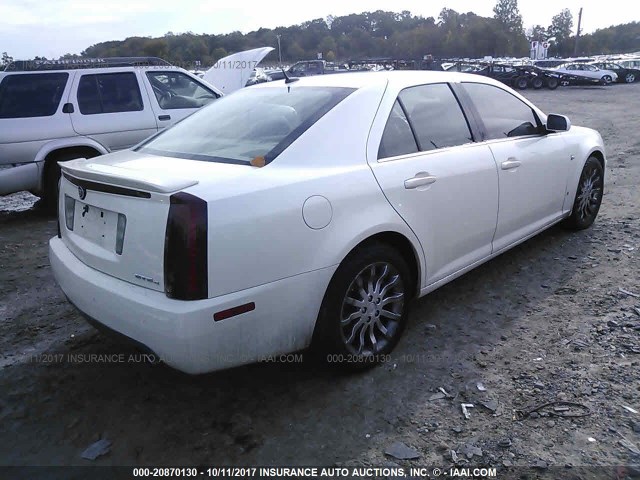 1G6DW677670164985 - 2007 CADILLAC STS WHITE photo 4