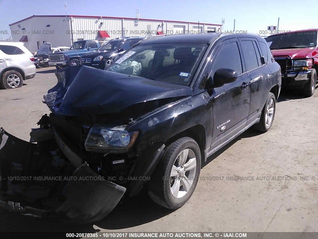 1C4NJCEB5ED690097 - 2014 JEEP COMPASS LATITUDE 黑色 照片 2