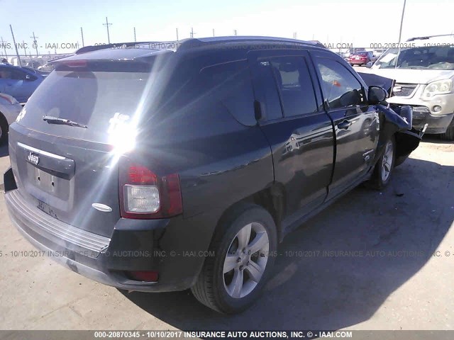 1C4NJCEB5ED690097 - 2014 JEEP COMPASS LATITUDE 黑色 照片 4