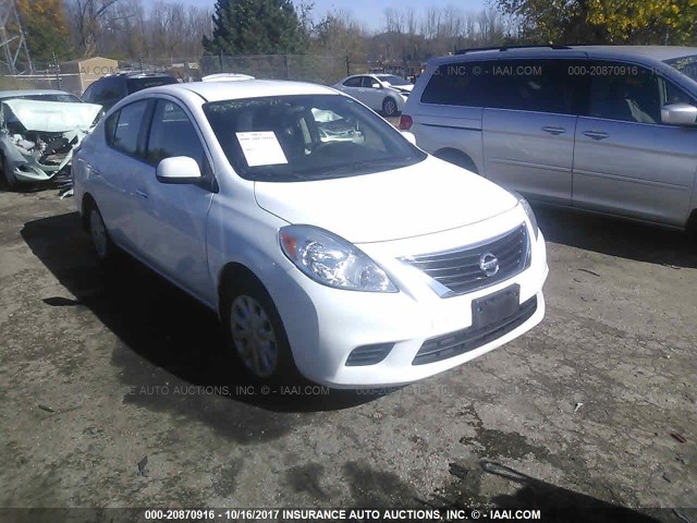 3N1CN7AP5EL847712 - 2014 NISSAN VERSA S/S PLUS/SV/SL SILVER photo 1