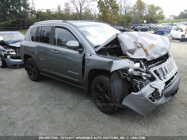 1C4NJDEB0ED528853 - 2014 JEEP COMPASS LATITUDE 灰色 照片 1