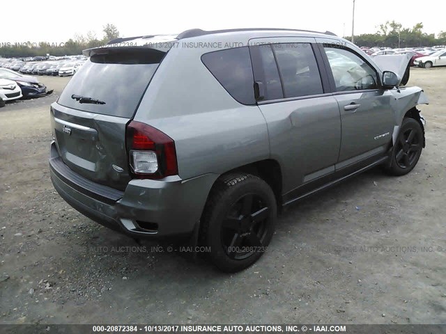1C4NJDEB0ED528853 - 2014 JEEP COMPASS LATITUDE 灰色 照片 4