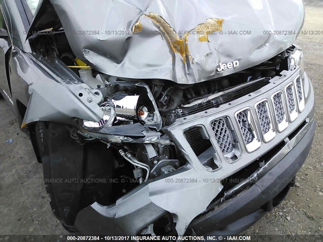 1C4NJDEB0ED528853 - 2014 JEEP COMPASS LATITUDE 灰色 照片 6