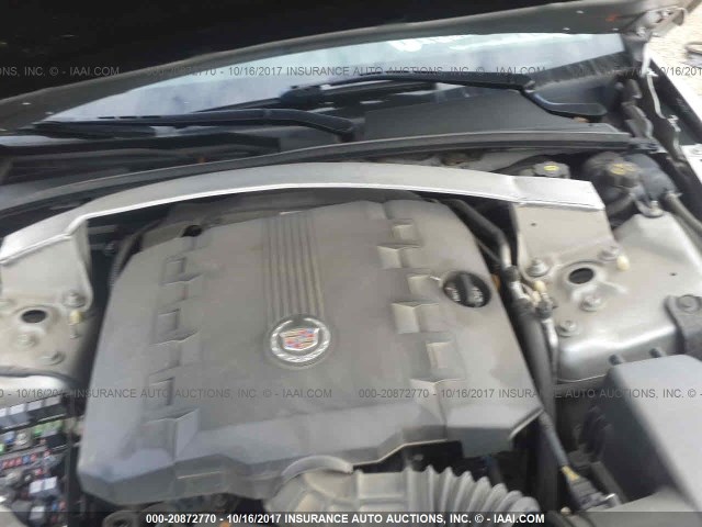 1G6DJ5E36D0153800 - 2013 CADILLAC CTS PERFORMANCE COLLECTION Серебристый фото 10