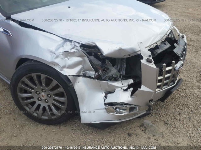 1G6DJ5E36D0153800 - 2013 CADILLAC CTS PERFORMANCE COLLECTION Серебристый фото 6