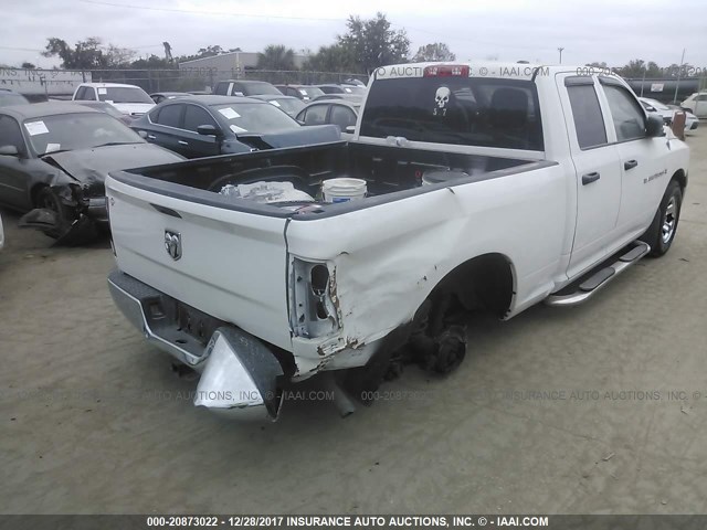 1C6RD6FK3CS117918 - 2012 DODGE RAM 1500 ST WHITE photo 6