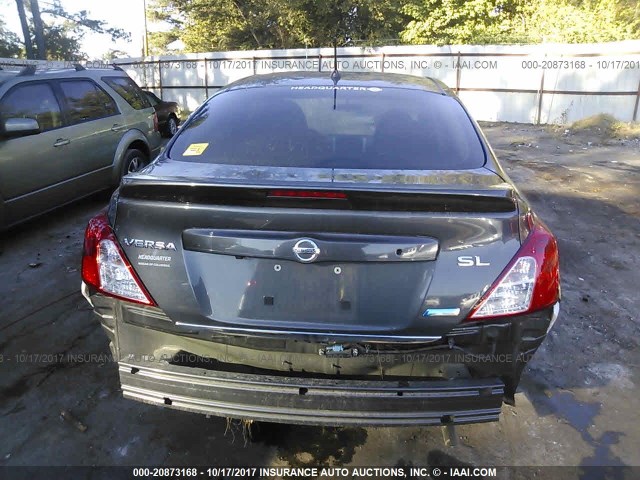 3N1CN7AP2FL861682 - 2015 NISSAN VERSA S/S PLUS/SV/SL BLACK photo 6