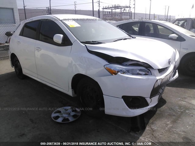 2T1KE40E69C016588 - 2009 TOYOTA COROLLA MATRIX S WHITE photo 1