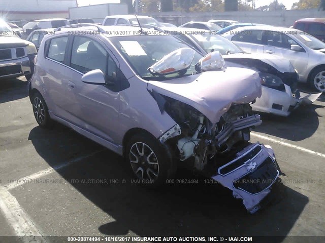 KL8CF6S92DC596364 - 2013 CHEVROLET SPARK 2LT PINK photo 1