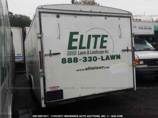 5NHUHAV23GW070560 - 2016 FOREST RIVER ENCLOSED CARGO  白色 照片 3