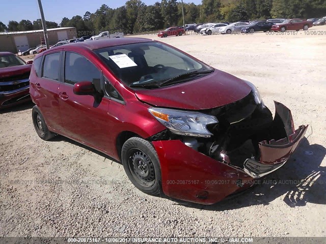 3N1CE2CP4EL389385 - 2014 NISSAN VERSA NOTE S/S PLUS/SV/SL RED photo 1