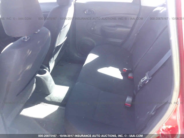 3N1CE2CP4EL389385 - 2014 NISSAN VERSA NOTE S/S PLUS/SV/SL RED photo 8