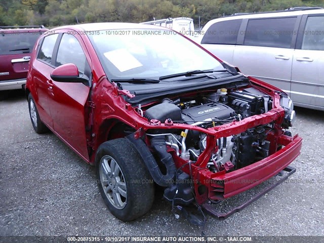 1G1JA6SH1F4151818 - 2015 CHEVROLET SONIC LS 红色 照片 1