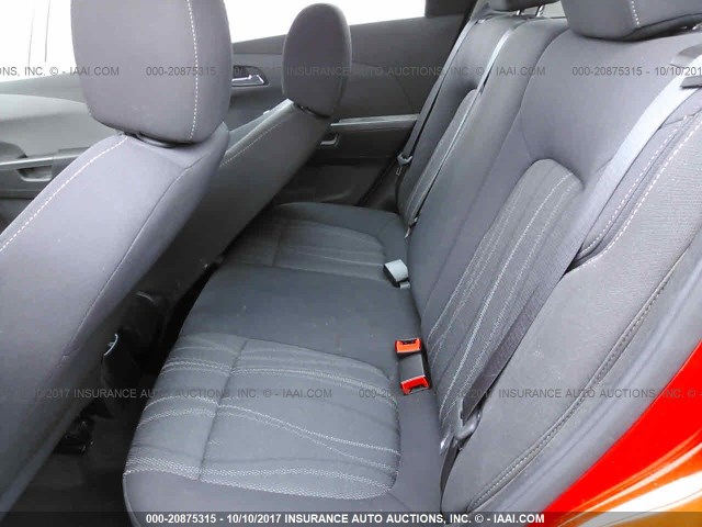 1G1JA6SH1F4151818 - 2015 CHEVROLET SONIC LS 红色 照片 8