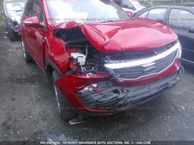 KNDPBCA27C7292512 - 2012 KIA SPORTAGE LX RED photo 6