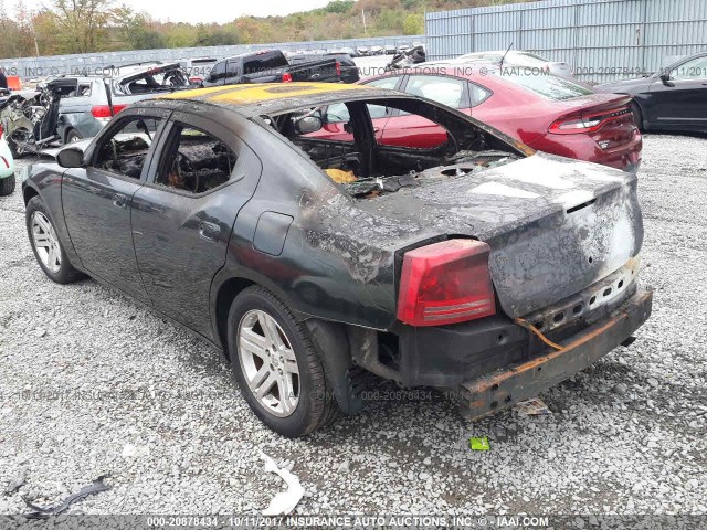 2B3KA43R26H392637 - 2006 DODGE CHARGER SE/SXT BLACK photo 3