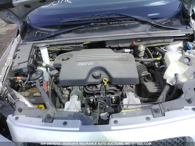 1GNDV23127D141620 - 2007 CHEVROLET UPLANDER LS SILVER photo 10