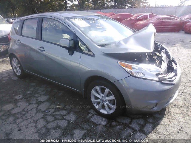 3N1CE2CPXEL377970 - 2014 NISSAN VERSA NOTE S/S PLUS/SV/SL SILVER photo 1