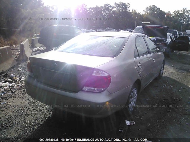 4T1BE32K46U132038 - 2006 TOYOTA CAMRY LE/XLE/SE TAN photo 4
